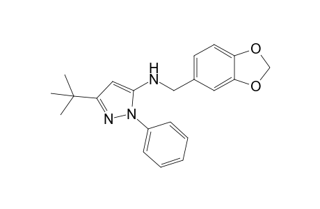 N-[(1,3-Benzodioxol-5-yl)methyl]-3-tert-butyl-1-phenyl-1H-pyrazol-5-amine
