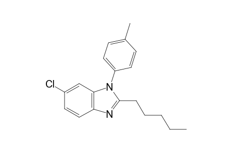 2-Pentyl-6-chloro-1-(4-methylphenyl)-1H-benzimidazole