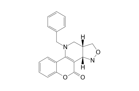 (3AR*,11AR*)-10-BENZYL-3,3A,4,10,11,11A-HEXAHYDRO-1H-ISOXAZOLO-[3,4-D]-[1]-BENZOPYRANO-[4,3-B]-PYRIDIN-4-ONE