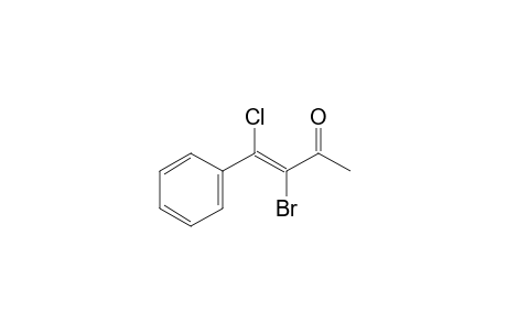 3-Bromo-4-chloro-4-phenyl-3-buten-2-one