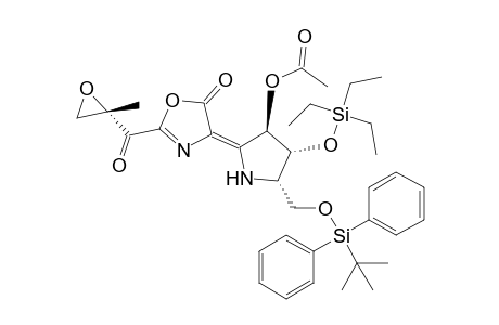 4-[(3R,4R,5S)-3-Acetoxy-5-(tert-butyldiphenylsiloxy)methyl-4-(triethylsiloxy)pyrrolidin-2-ylidene]-2-[(S)-2,3-epoxy-2-methylpropionyl]-4H-oxazol-5-one