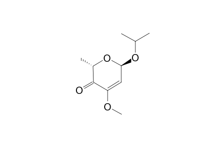 ISOPROPYL-2,6-DIDEOXY-3-O-METHYL-ALPHA-L-GLYCERO-HEX-2-ENO-PYRANOSIDE-4-ULOSE