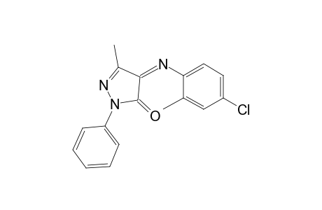 3H-pyrazol-3-one, 4-[(4-chloro-2-methylphenyl)imino]-2,4-dihydro-5-methyl-2-phenyl-