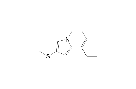8-Ethyl-2-(methylthio)indolizine