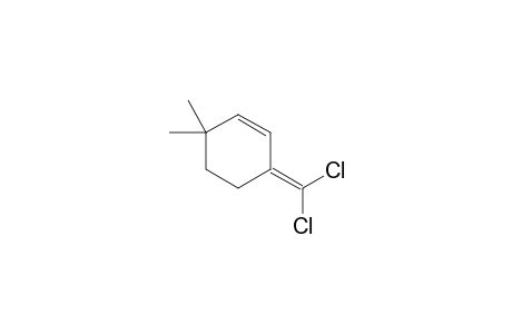 6-(dichloromethylene)-3,3-dimethyl-cyclohexene