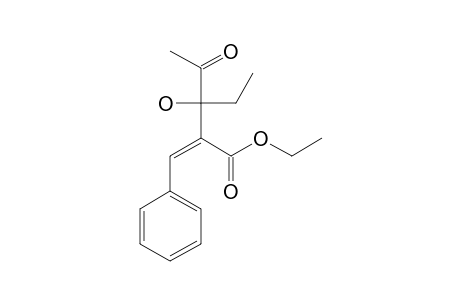 ETHYL-(2Z)-2-(1-ETHYL-1-HYDROXY-2-OXOPROPYL)-3-PHENYLACRYALTE