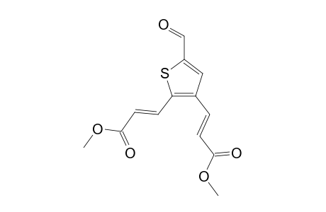 (2E,2'E)-Dimethyl 3,3'-(5-formylthiophene-2,3-diyl)diacrylate