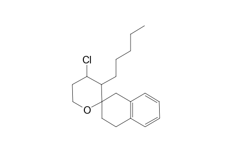 Spiro[4-chloro-3-pentyltetrahydopyran-2,2'-tetrahydronaphthalene]