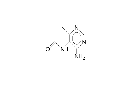 4-Amino-5-formamido-6-methyl-pyrimidine