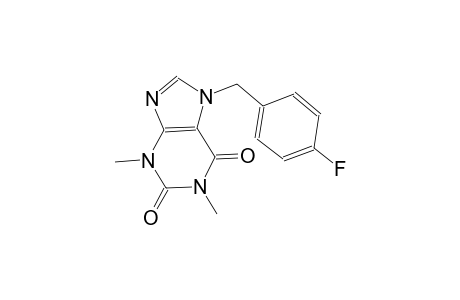 7-(4-fluorobenzyl)-1,3-dimethyl-3,7-dihydro-1H-purine-2,6-dione