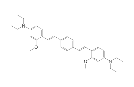 Benzenamine, 4,4'-[1,4-phenylenedi2,1-ethenediyl]bis[N,N-diethyl-3-methoxy-