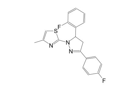 thiazole, 2-[5-(2-fluorophenyl)-3-(4-fluorophenyl)-4,5-dihydro-1H-pyrazol-1-yl]-4-methyl-