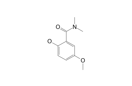 2-HYDROXY-5-METHOXY-N,N-DIMETHYLBENZAMIDE