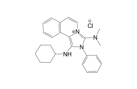 1-(Cyclohexylamino)-3-(dimethylamino)-2-phenyl-2H-imidazo[5,1-a]isoquinolinium Chloride