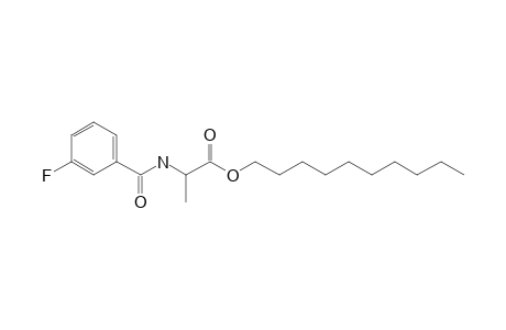 L-Alanine, N-(3-fluorobenzoyl)-, decyl ester