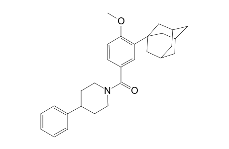 1-{[3-(adamantan-1-yl)-4-methoxyphenyl]carbonyl}-4-phenylpiperidine