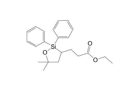 3-[2-(Ethoxycarbonyl)ethyl]-5,5-dimethyl-2,2-diphenyl-1,2-oxazololane