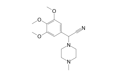 2-(3,4,5-Trimethoxyphenyl)-2-(4-methylpiperazin-1-yl)acetonitrile