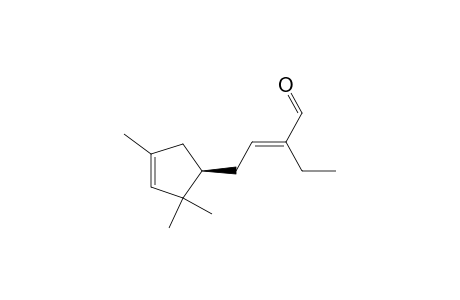 2-Butenal, 2-ethyl-4-(2,2,4-trimethyl-3-cyclopenten-1-yl)-, [R-(E)]-