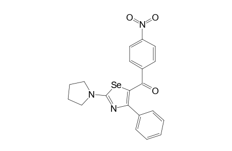 [4-Phenyl-2-(pyrrolidin-1'-yl)-1,3-selenazol-5-yl] (4"-nitrophenyl)methanone