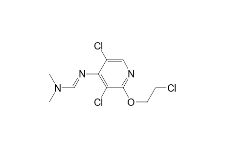 4-(dimethylaminomethyleneamino)-3,5-dichloro-2-(2-chloroethoxy)pyridine