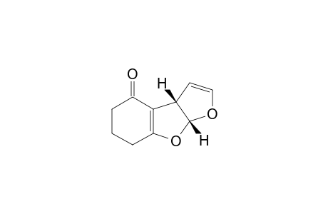 3a,6,7,8a-Tetrahydrofuro[2,3-b]benzofuran-4(5H)-one
