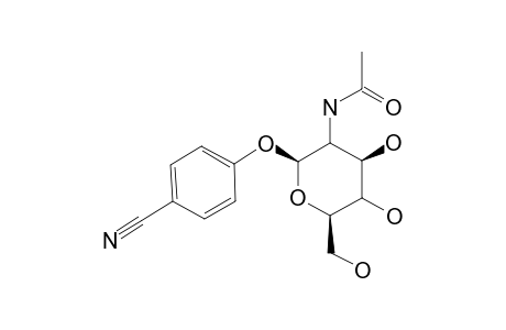 PARA-CYANOPHENYL-2-ACETAMIDO-2-DEOXY-BETA-D-GLUCOPYRANOSIDE