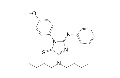 1-(4-Methoxyphenyl)-4-(di-n-butylamino)-2-(phenylimino)-3-imidazoline-5-thione