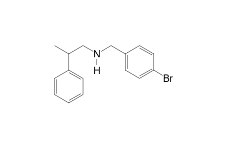 beta-Methylphenethylamine N-(4-bromobenzyl)