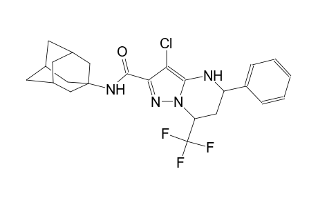 N-(1-adamantyl)-3-chloro-5-phenyl-7-(trifluoromethyl)-4,5,6,7-tetrahydropyrazolo[1,5-a]pyrimidine-2-carboxamide