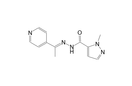 1-methyl-N'-[(E)-1-(4-pyridinyl)ethylidene]-1H-pyrazole-5-carbohydrazide