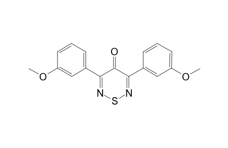 3,5-Di(3-methoxyphenyl)-4H-1,2,6-thiadiazin-4-one