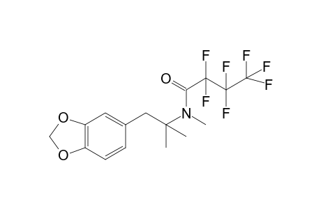 N-(1-(benzo[d][1,3]dioxol-5-yl)-2-methylpropan-2-yl)-2,2,3,3,4,4,4-heptafluoro-N-methylbutanamide