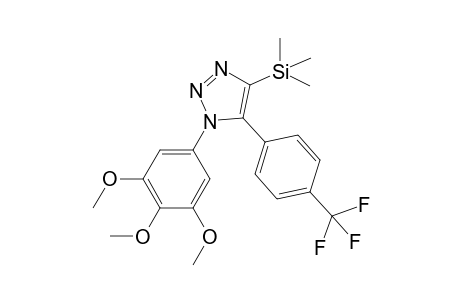 5-(4-(Trifluoromethyl)phenyl)-1-(3,4,5-trimethoxyphenyl)-4-(trimethylsilyl)-1H-1,2,3-triazole