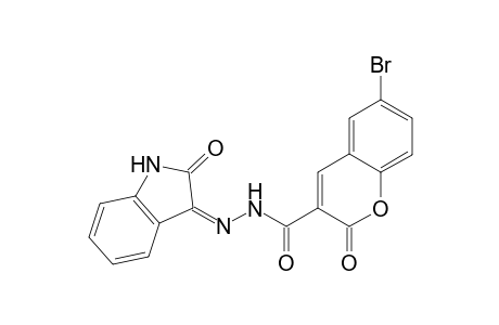 6-Bromo-2-oxo-N'-(2-oxoindolin-3-ylidene)-2H-chromene-3-carbohydrazide
