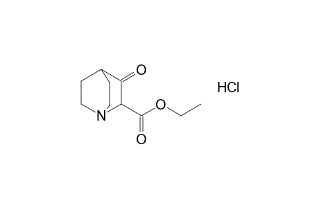 3-oxo-2-quinoclidinecarboxylic acid, ethyl ester, hydrochloride