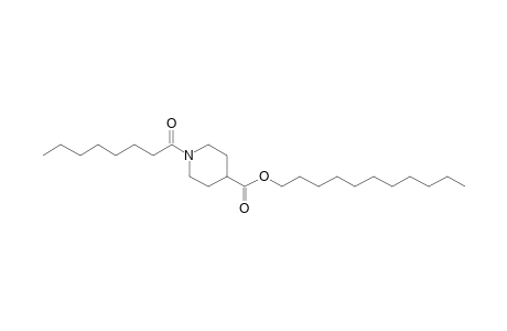 Isonipecotic acid, N-(octanoyl)-, undecyl ester