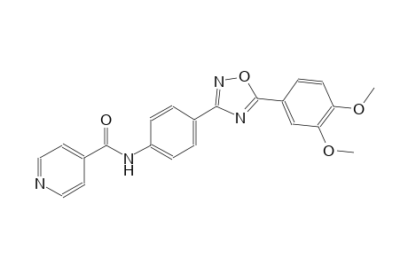 4-pyridinecarboxamide, N-[4-[5-(3,4-dimethoxyphenyl)-1,2,4-oxadiazol-3-yl]phenyl]-