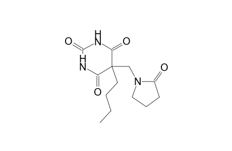 5-butyl-5-[(2-oxo-1-pyrrolidinyl)methyl]-2,4,6(1H,3H,5H)-pyrimidinetrione