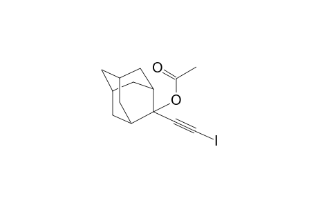 Acetic acid 2-iodoethynyl-adamantan-2-yl ester