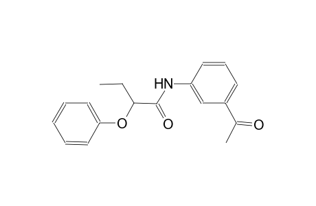 N-(3-acetylphenyl)-2-phenoxybutanamide