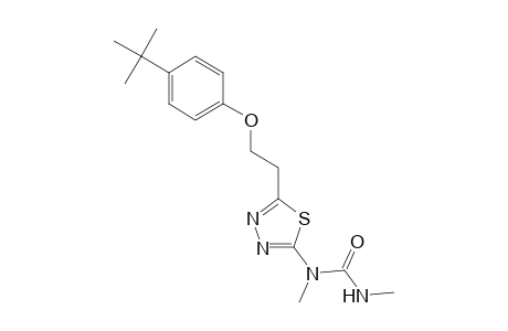 Urea, N-[5-[2-[4-(1,1-dimethylethyl)phenoxy]ethyl]-1,3,4-thiadiazol-2-yl]-N,N'-dimethyl-