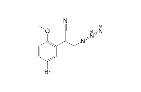 3-Azido-2-(5-bromo-2-methoxyphenyl)propanenitrile
