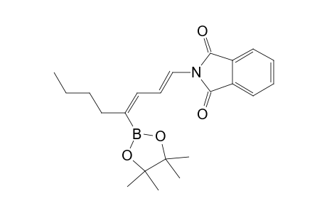2-((1E,3E)-4-(4,4,5,5-Tetramethyl-1,3,2-dioxaborolan-2-yl)octa-1,3-dien-1-yl)isoindoline-1,3-dione