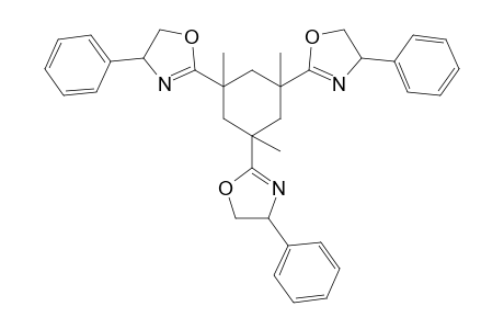 1,3,5-Trimethyl-1,3,5-tris[4'-phenyl-1',3'-oxazolin-2'-yl]-cyclohexane