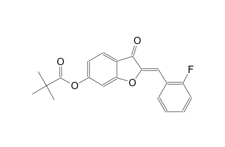 propanoic acid, 2,2-dimethyl-, (2Z)-2-[(2-fluorophenyl)methylene]-2,3-dihydro-3-oxobenzofuranyl ester