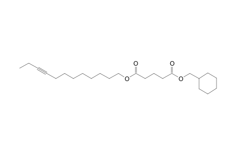 Glutaric acid, cyclohexylmethyl dodec-9-yn-1-yl ester