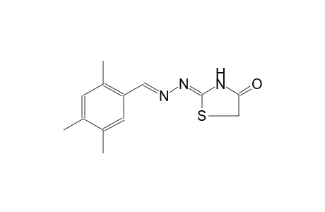 2,4,5-trimethylbenzaldehyde [(2Z)-4-oxo-1,3-thiazolidin-2-ylidene]hydrazone