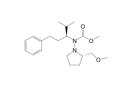 (2S,3''S)-1-[N-(1-(Methylethyl)-3-phenylpropyl)-N-methoxycarbonylamino]-2-(methoxymethyl)pyrrolidine