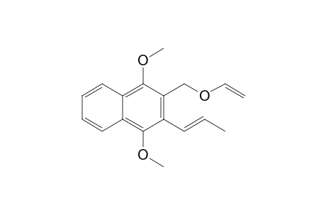 1,4-Dimethoxy-2-[(E)-prop-1-enyl]-3-(vinyloxymethyl)naphthalene